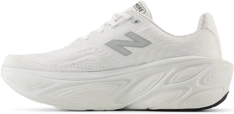 Мужские беговые кроссовки New Balance Fresh Foam More, White Reflection Silver Metallic — фото 2