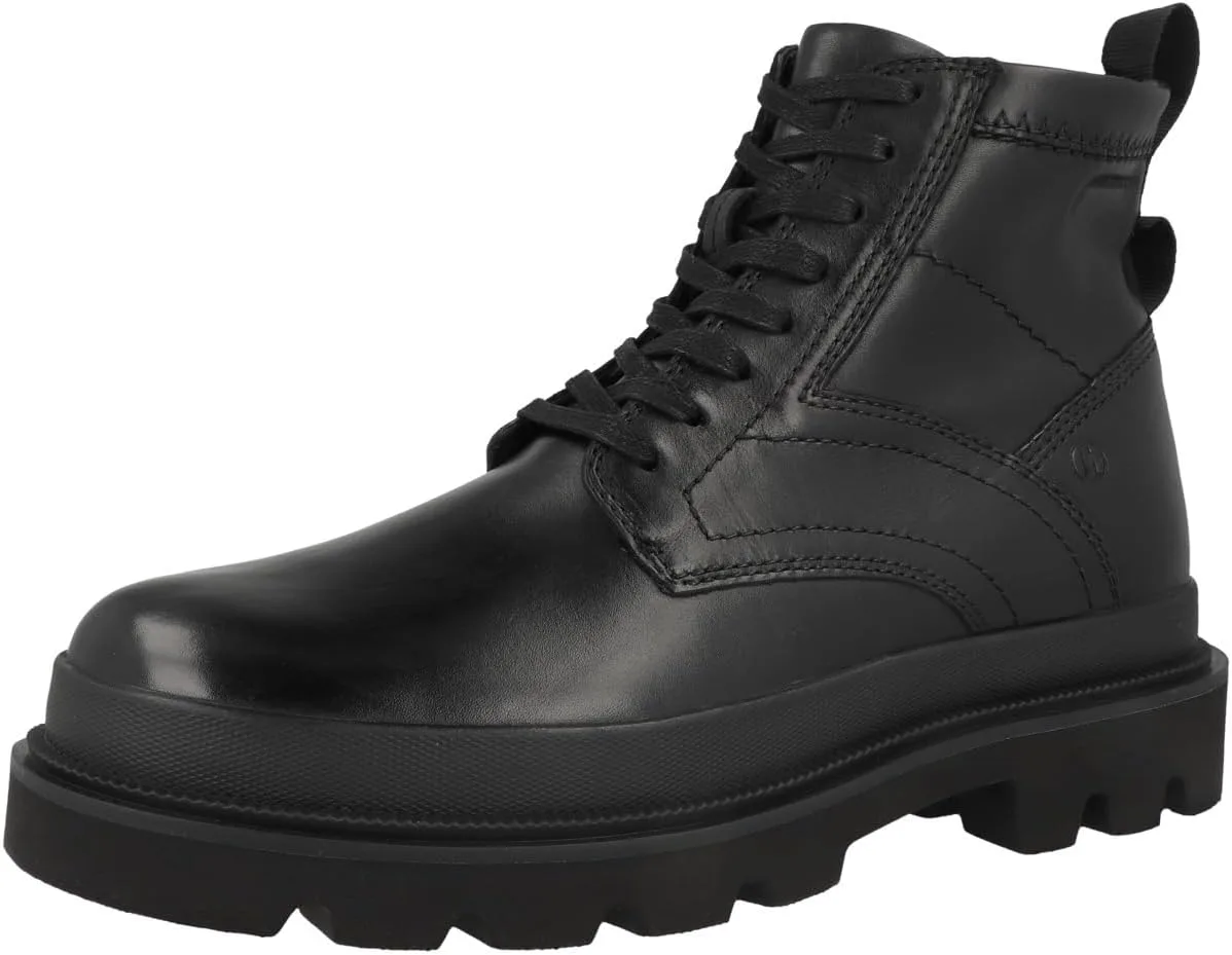 Мужские ботинки на шнуровке Clarks Badell Hi WP, черный — фото 4