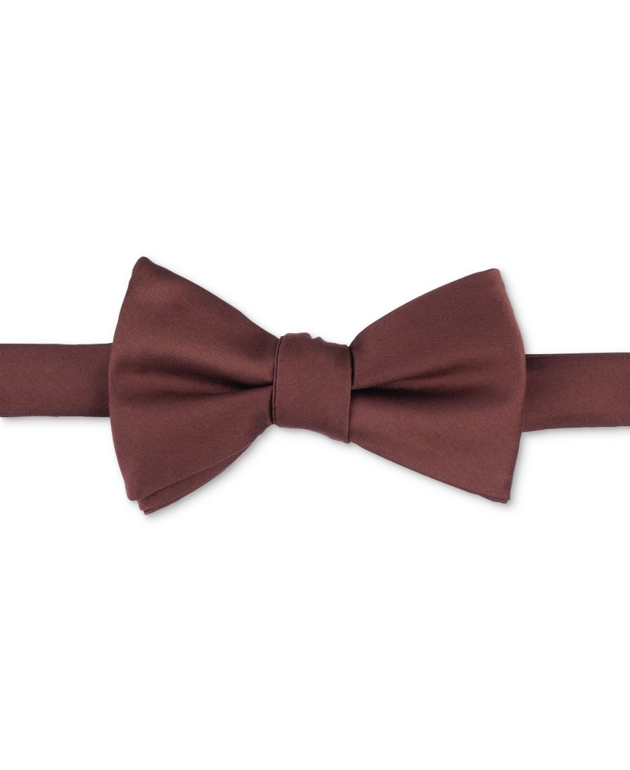 

Мужской однотонный галстук-бабочка Tayion Collection, Brown