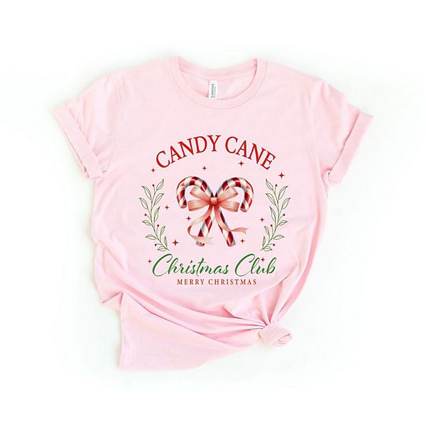 

Футболка с коротким рукавом Candy Cane Christmas Club Simply Sage Market, Pink, Зеленый, Футболка с коротким рукавом Candy Cane Christmas Club Simply Sage Market, Pink