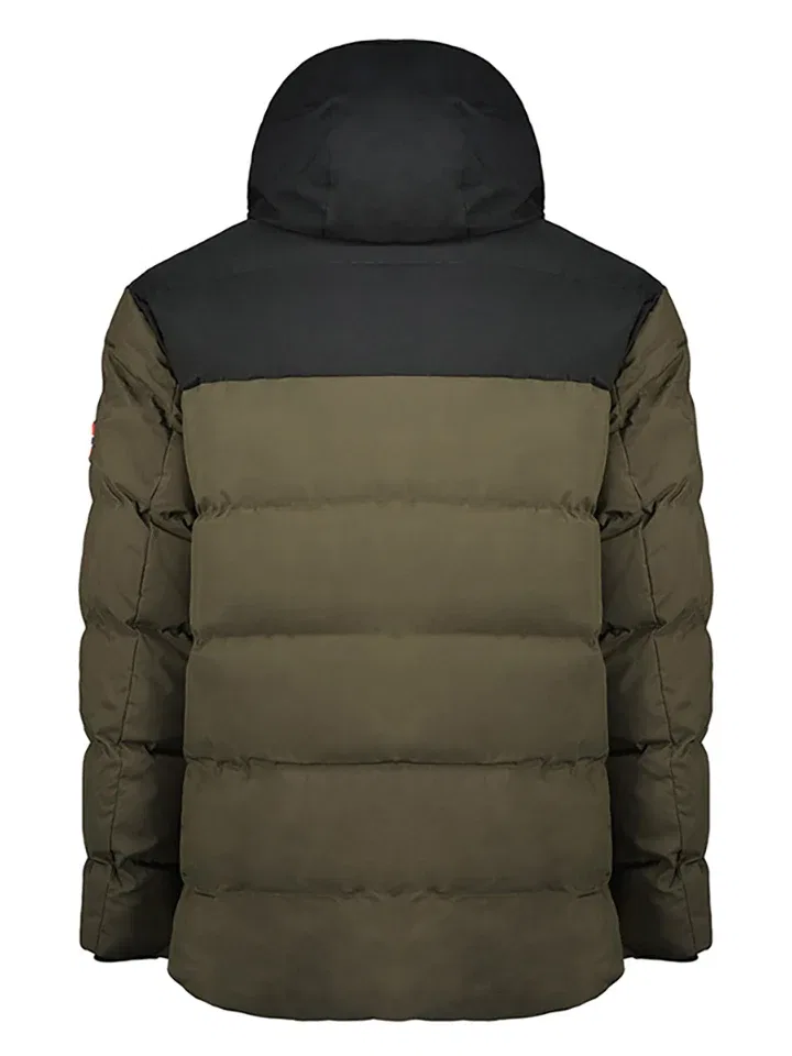 Стеганая куртка, Colour-Blocking, Geographical Norway, хаки/черный — фото 2