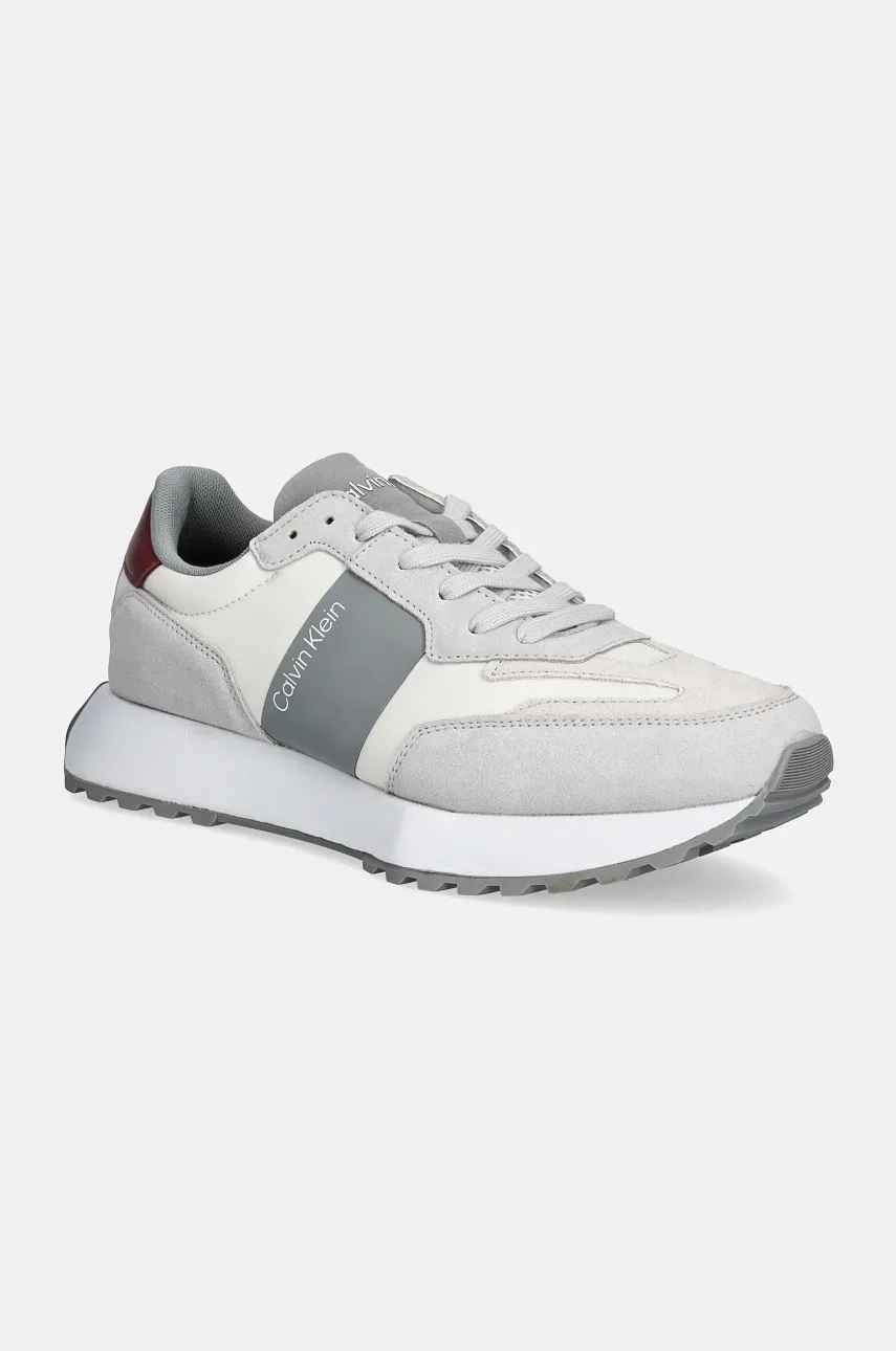 

Кроссовки LOW TOP LACE UP MIX Calvin Klein, серый