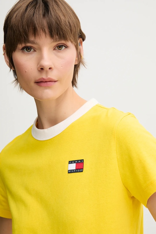 Хлопковая футболка SAILING Tommy Hilfiger, желтый — фото 4