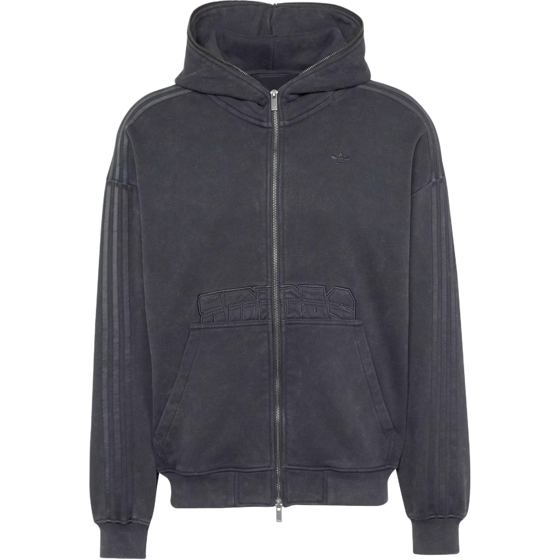 

Adilenium Season 3 графическая худи на молнии Adidas Originals, черный