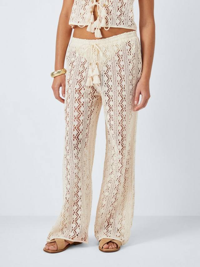 

Брюки пляжные Capri с вязаным узором AND/OR, Ivory