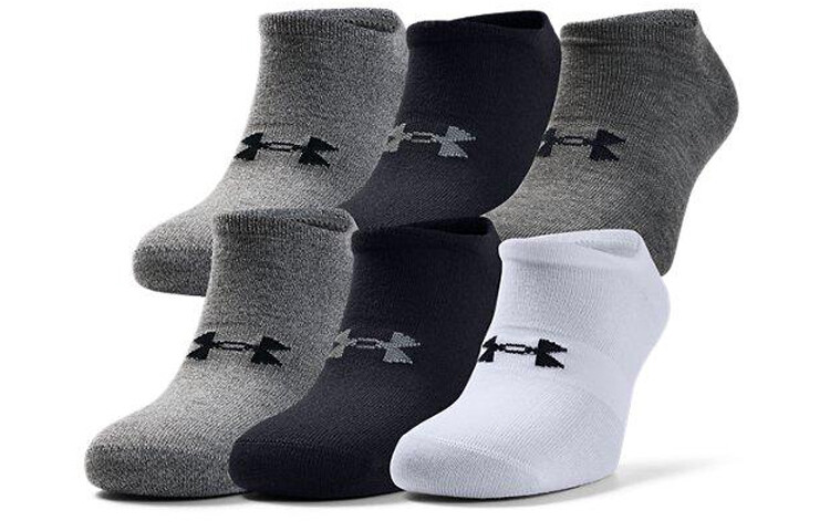 

Мужские носки Under Armour, цвет Black White Gray