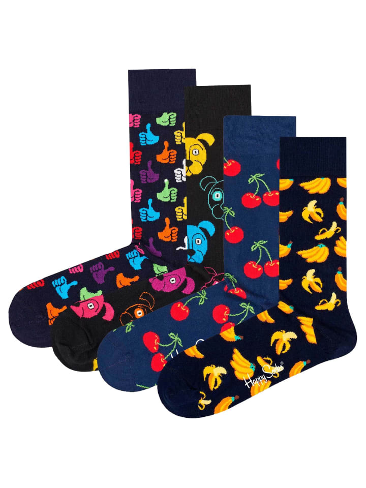 

Носки Happy Socks, цвет dog-cherry
