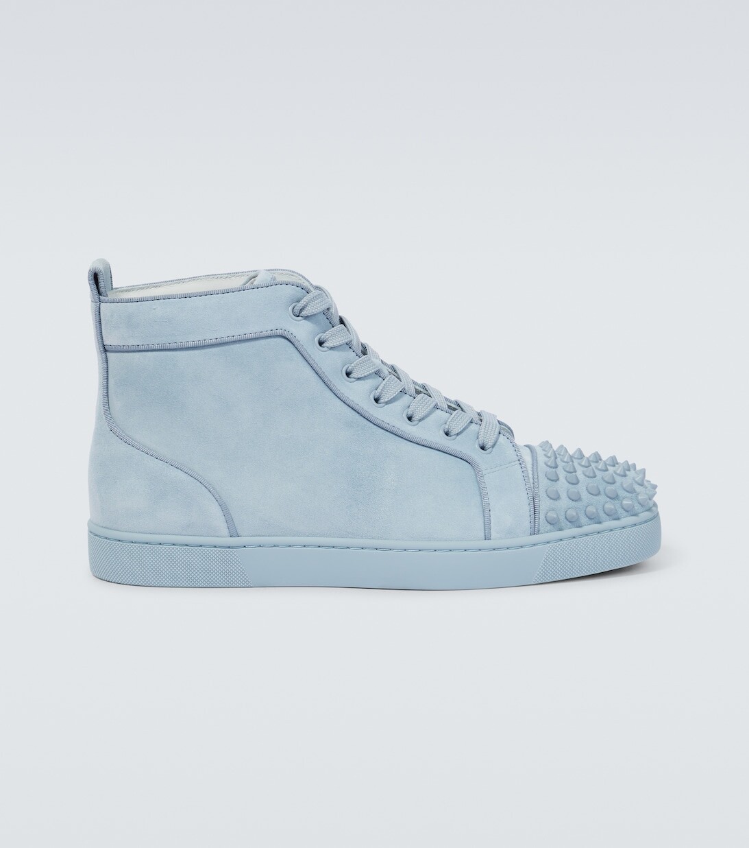 

Замшевые кроссовки Lou Spikes Christian Louboutin, синий