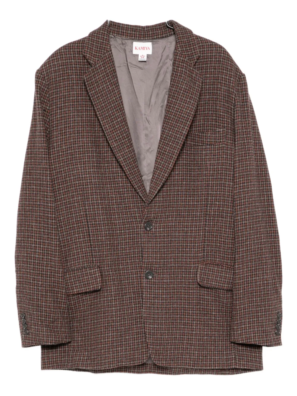 

Пиджак с графическими аппликациями KAMIYA, коричневый