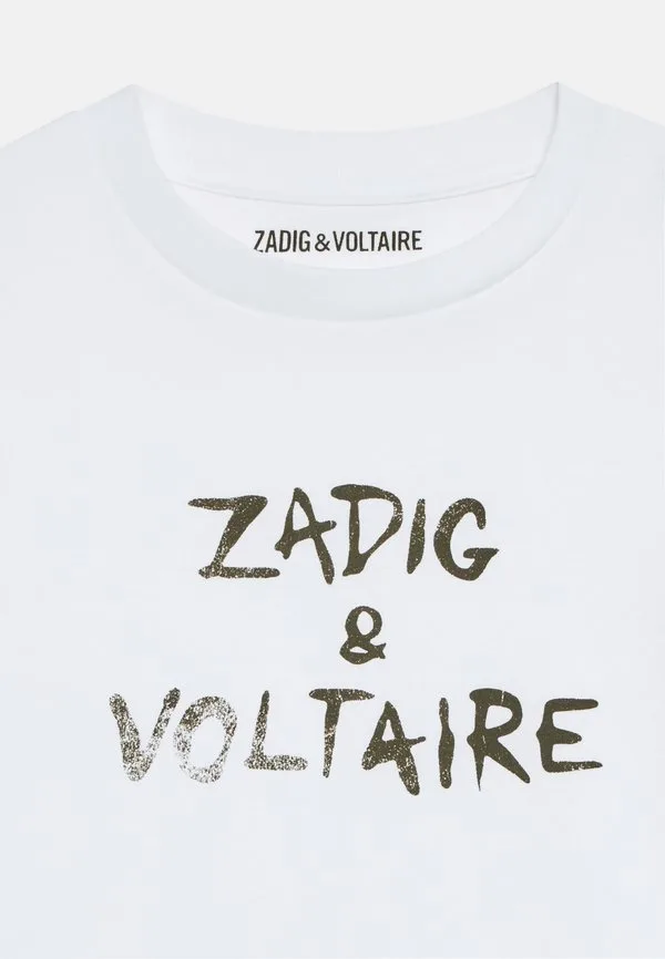 Футболка с короткими рукавами, с принтом Zadig & Voltaire, White — фото 4