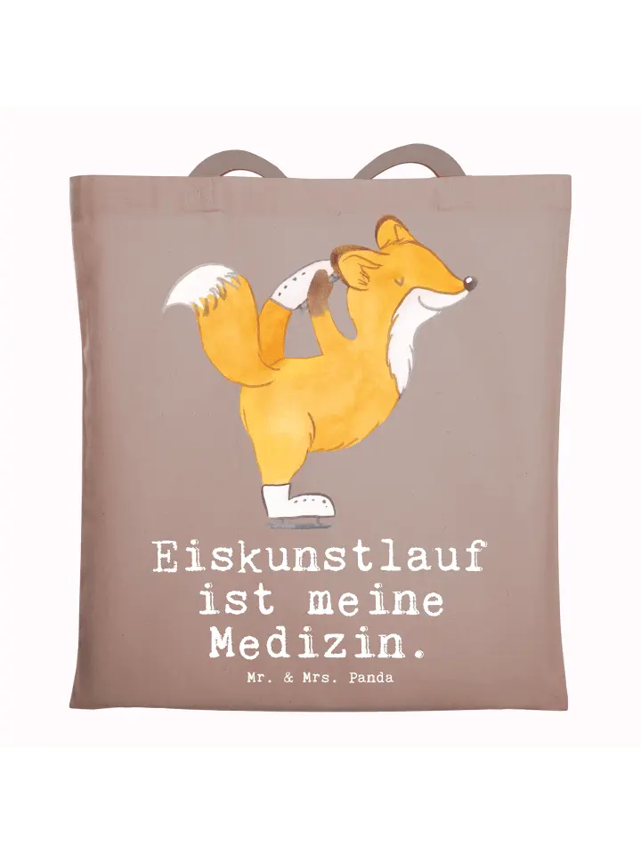 

Сумка для переноски Mr & Mrs Panda Fuchs Eiskunstläufer, пастельно-коричневый