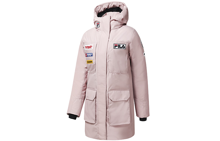 

FILA Женский спортивный пуховик цвета чайной сливы и розового