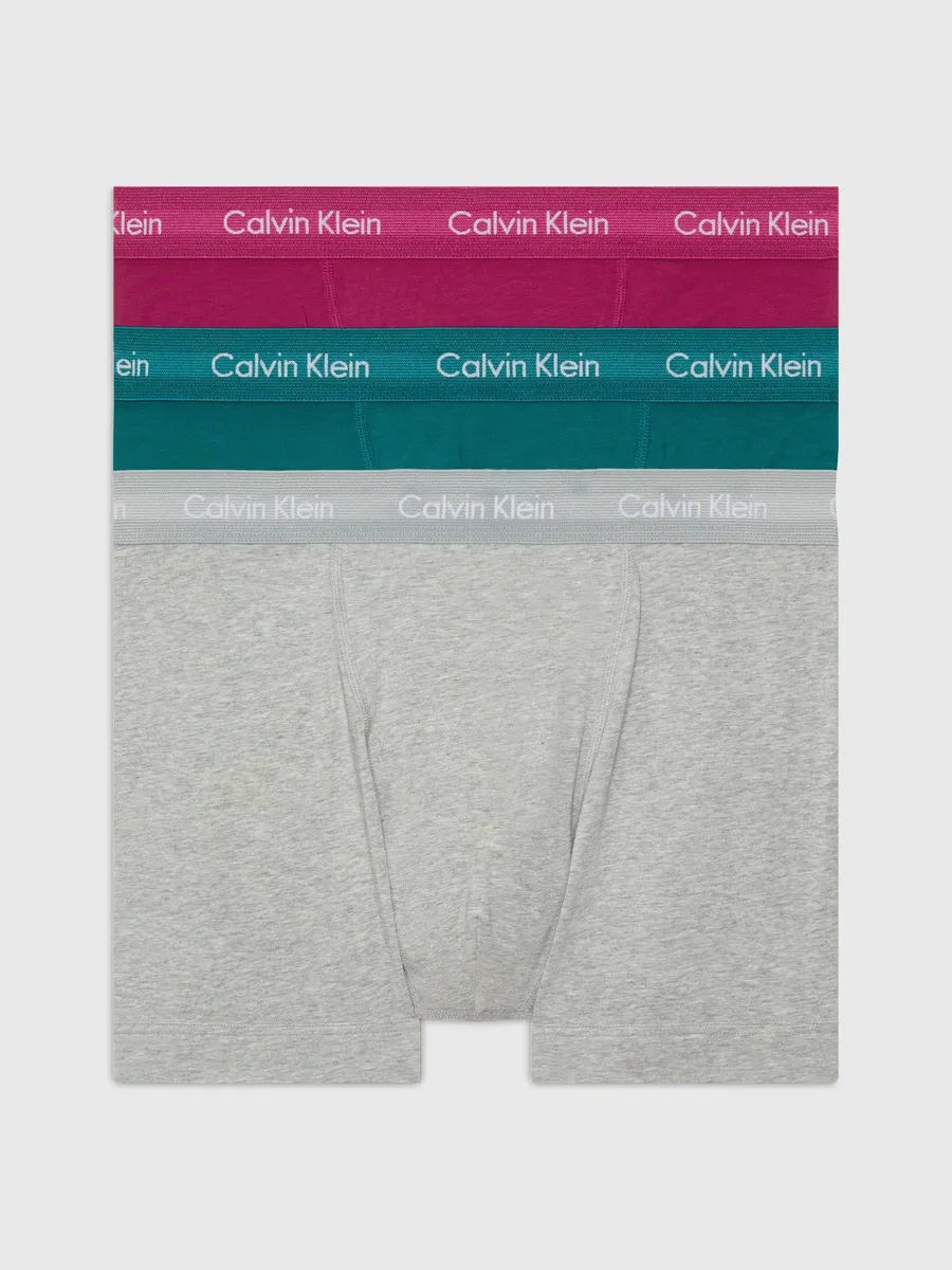 

Calvin Klein Underwear Трусы "TRUNK 3PK" (3 шт. в упаковке, 3 шт. в упаковке), с эластичным поясом с логотипом, серый