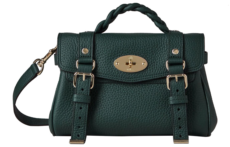

Mulberry Мини-сумка женская из коровьей кожи green