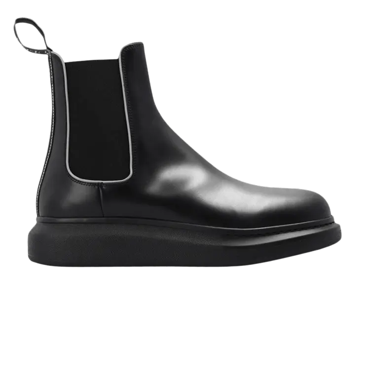 

Ботинки Alexander McQueen Alexander McQueen Hybrid Chelsea Boot 'Black Silver', черный