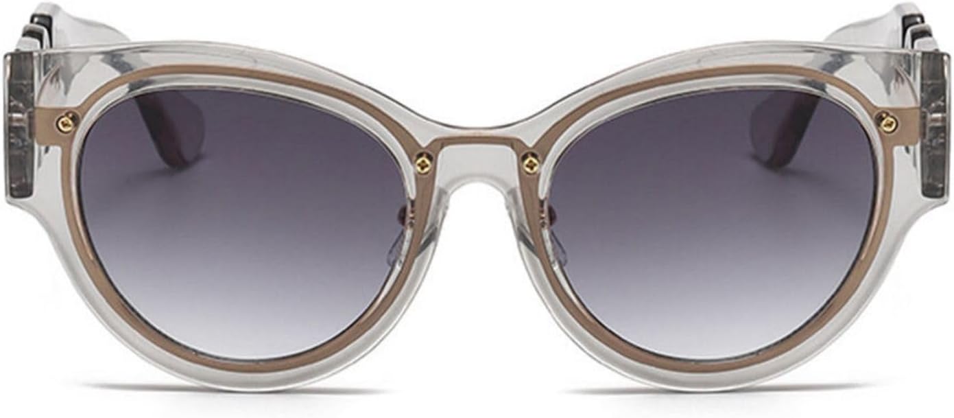 

Поляризованные солнцезащитные очки «кошачий глаз» для женщин и девушек, разноцветные, большого размера, модные, для вождения, с защитой от бликов и УФ-излучения UV400 AOOLIA, Gray