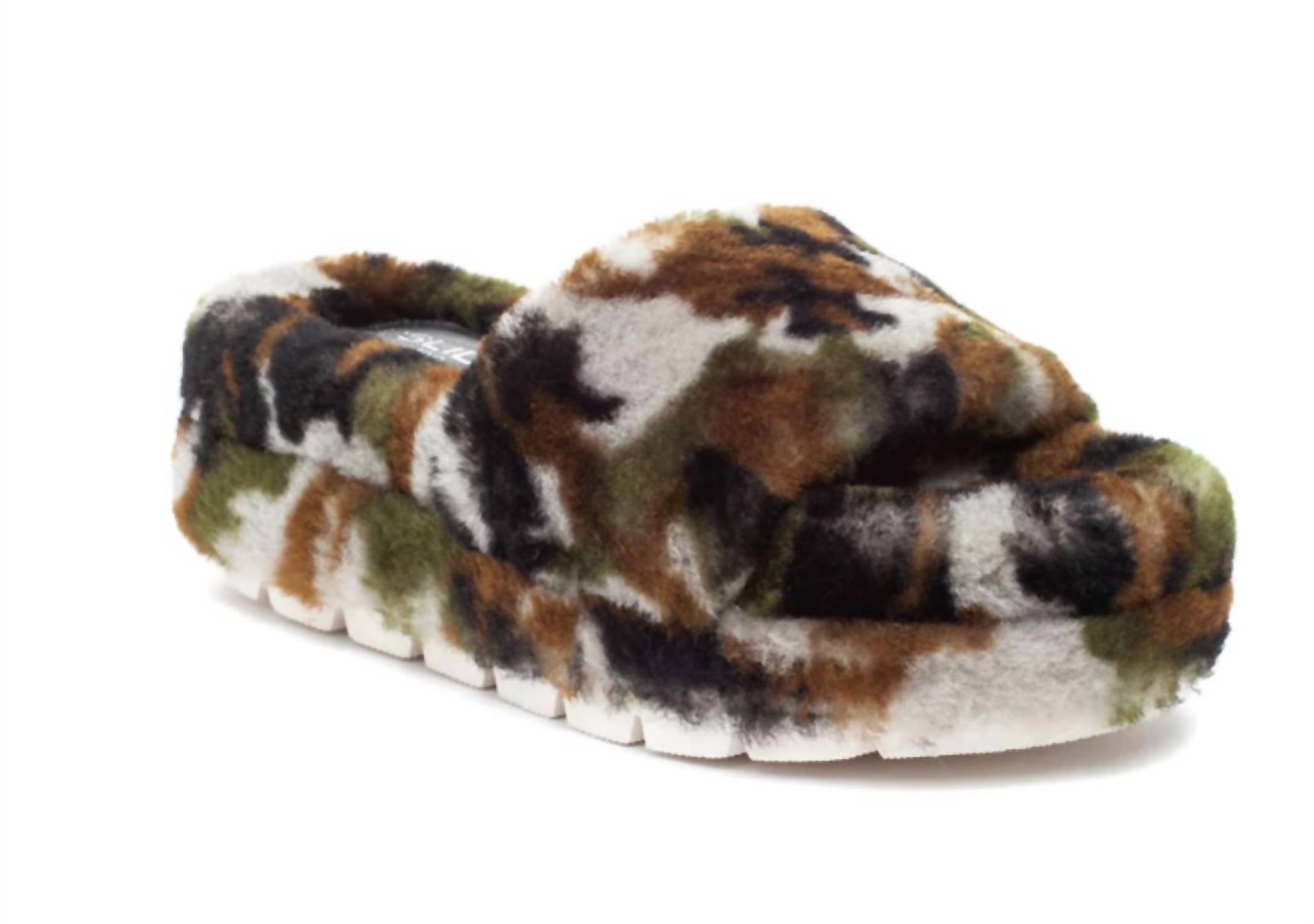 Лоферы женские J Slides, цвет camo — фото 2