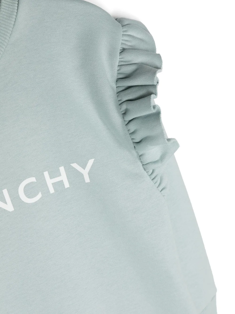 Платье-толстовка с логотипом Givenchy Kids, синий — фото 3