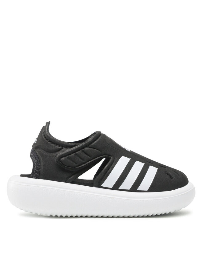 

Сандалии Adidas с полосками на липучке, черный
