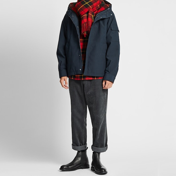 Двусторонняя ветровка Uniqlo + Jw Anderson Co-Branded Series, 69 темно-синий — фото 3