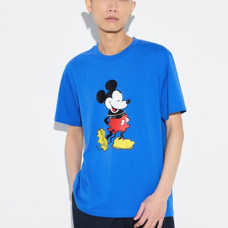 Футболка мужская Lake Blue Uniqlo, цвет Lake Blue — фото 3