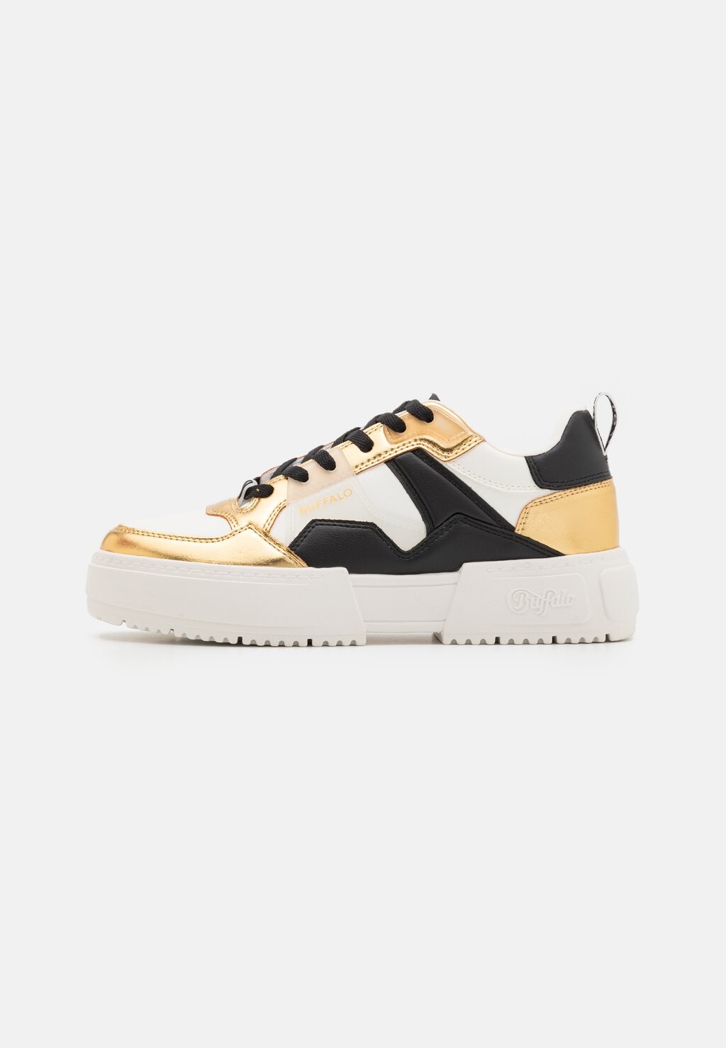

Низкие кеды Buffalo, цвет gold/white/black