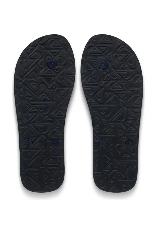Мужские пляжные тапки Quiksilver Molokai stripe pool shoes, бирюзовый — фото 3