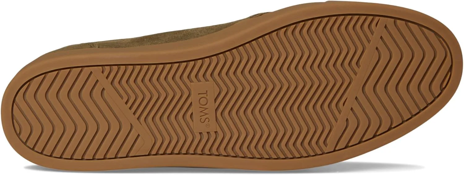 Мужские кеды TOMS Carlo 2.0 на шнуровке - черные, оливковый — фото 3