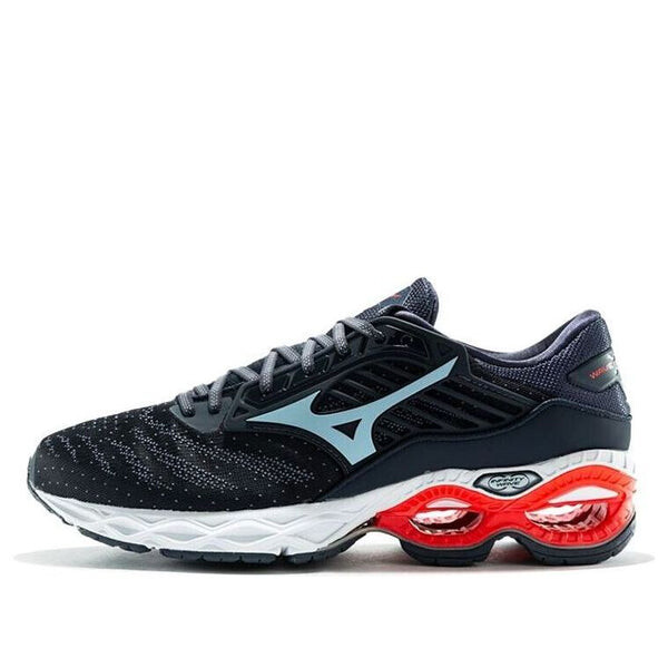 

Кроссовки wave creation black/blue/red Mizuno, синий