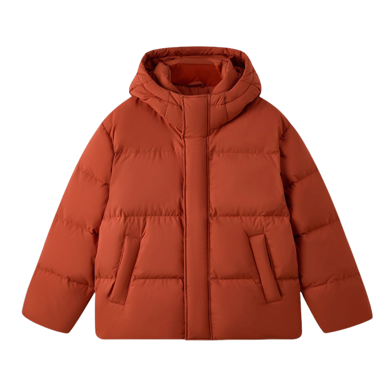 

Пуховик Unisex с капюшоном Moderate SPAO, оранжевый