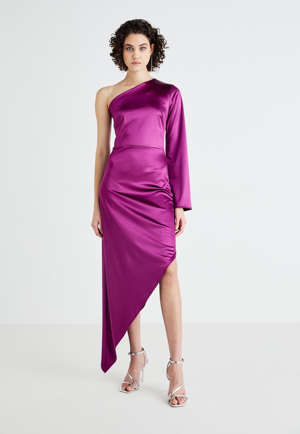 

Платье из джерси OLESSIA ONE SLEEVE DRESS WAL G., фиолетовый