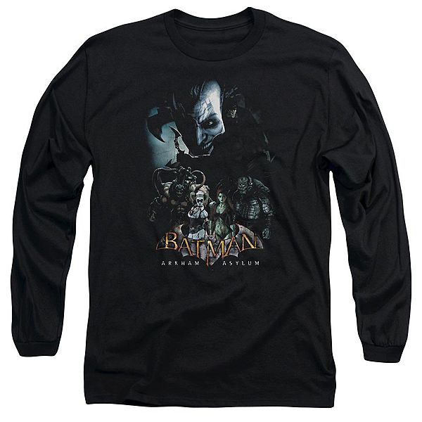 

Футболка с длинным рукавом Batman Arkham Asylum Five Against One Licensed Character