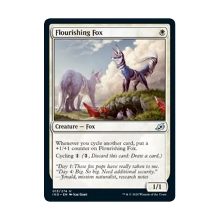 

CCG Цветущий Фокс (U), MTG - Ikoria - Lair of Behemoths