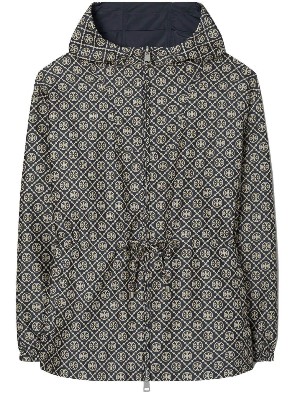 

Жаккардовая куртка с монограммой T Tory Burch, синий
