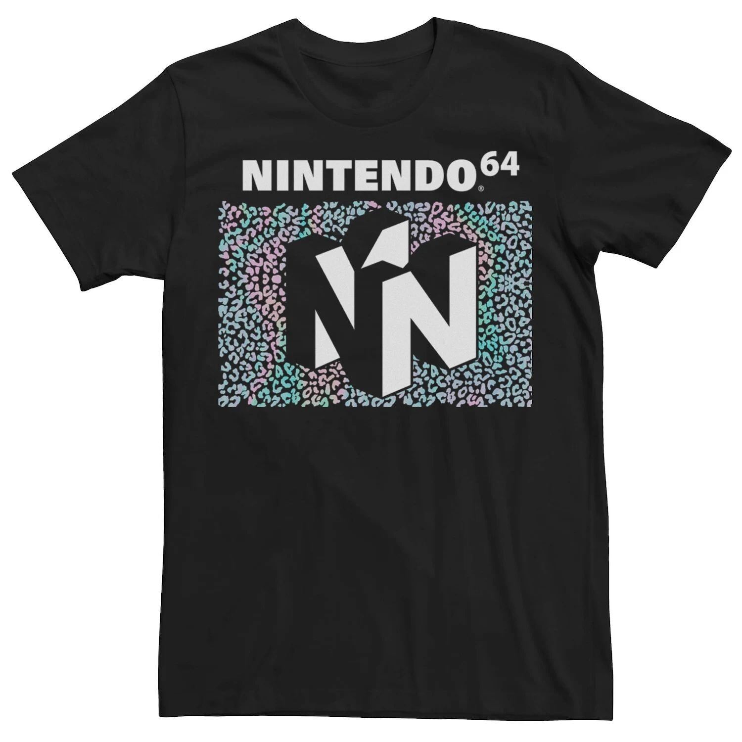 

Мужская футболка с логотипом Nintendo 64 Holo Cheetah в упаковке Licensed Character