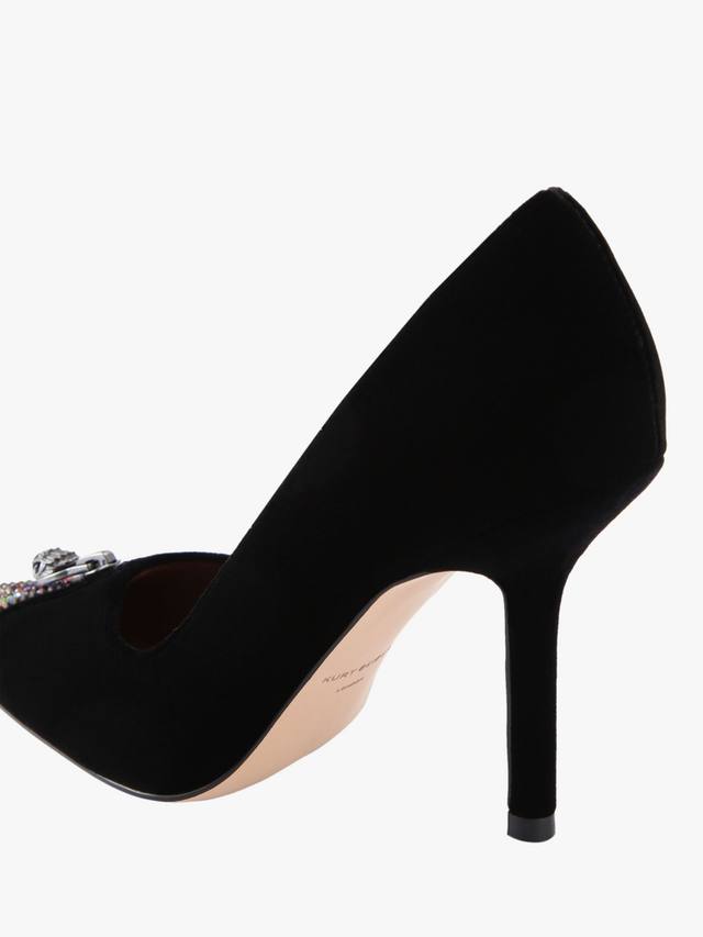 Туфли-лодочки на шпильке с застёжкой-молнией Kurt Geiger London, Black/Multi — фото 4