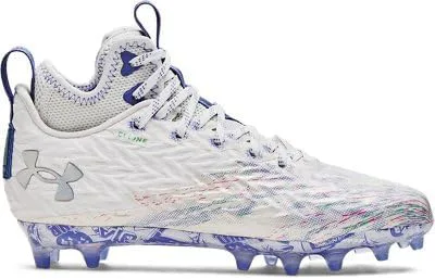 

Женские футбольные бутсы Under Armour Spotlight Clone MC LE, белый/синий