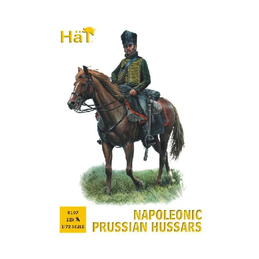 

Наполеоновские прусские гусары, Historical Plastic Military Figures - Napoleonic (1:72) (Hat Industries)