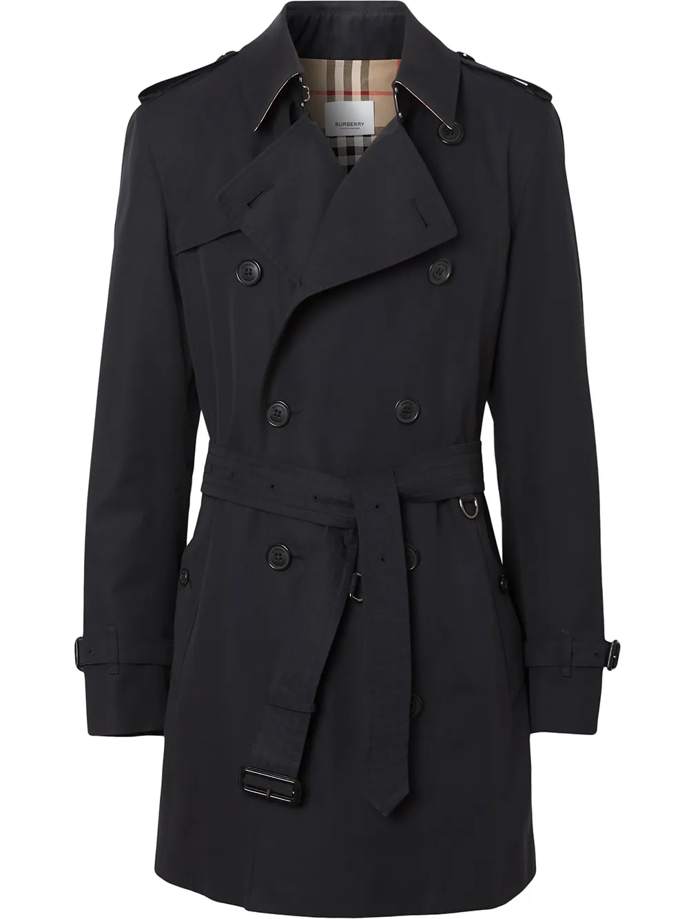 

Габардиновый тренч BURBERRY, синий