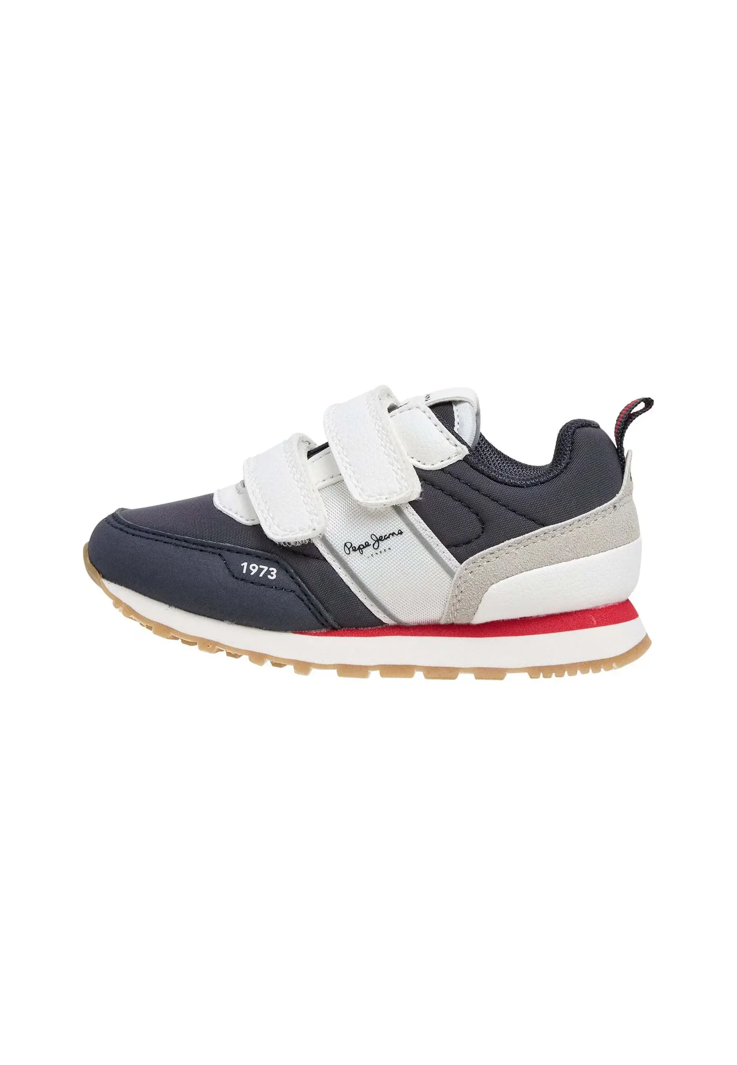 Детские спортивные кроссовки для бега с застежкой-липучкой Pepe Jeans, темно-синий — фото 3