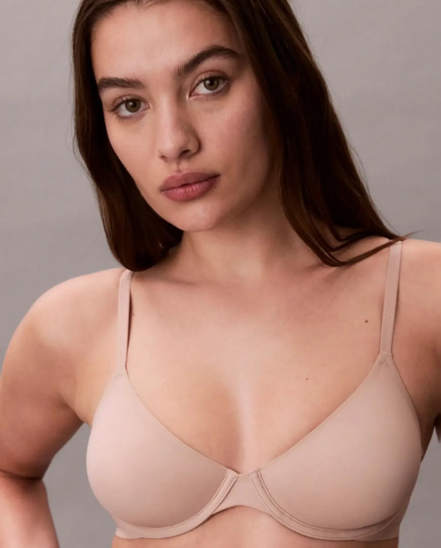 Бюстгальтер с косточкой без предварительной формовки PERFECTLY FIT ULTRALIGHT Calvin Klein, Natural — фото 3