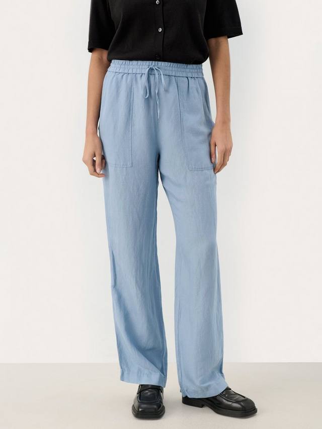 

Брюки из льняной смеси eniola Part Two, цвет Faded Denim