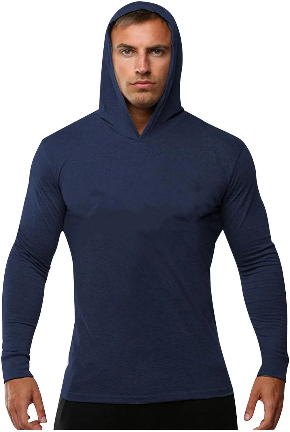 

Мужская хлопковая толстовка с капюшоном Stretchy Lightweight