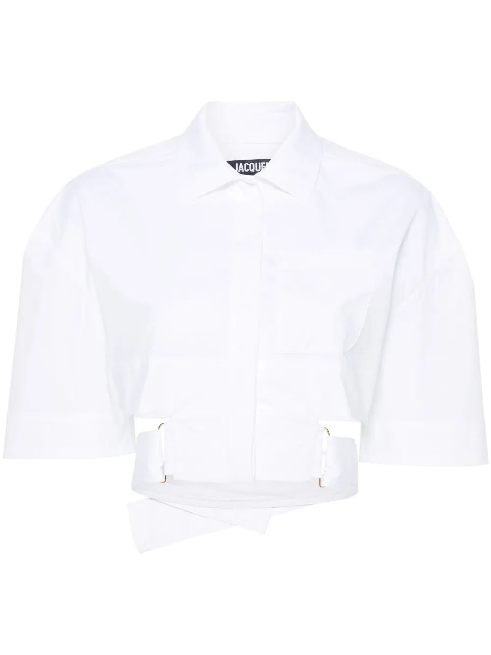 

Рубашка Le Chemis Courte Bari JACQUEMUS, белый