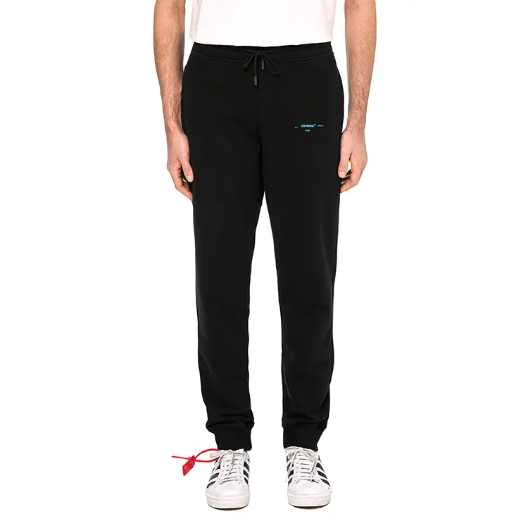 OFF-WHITE Мужские трикотажные спортивные штаны, цвет Black — фото 3