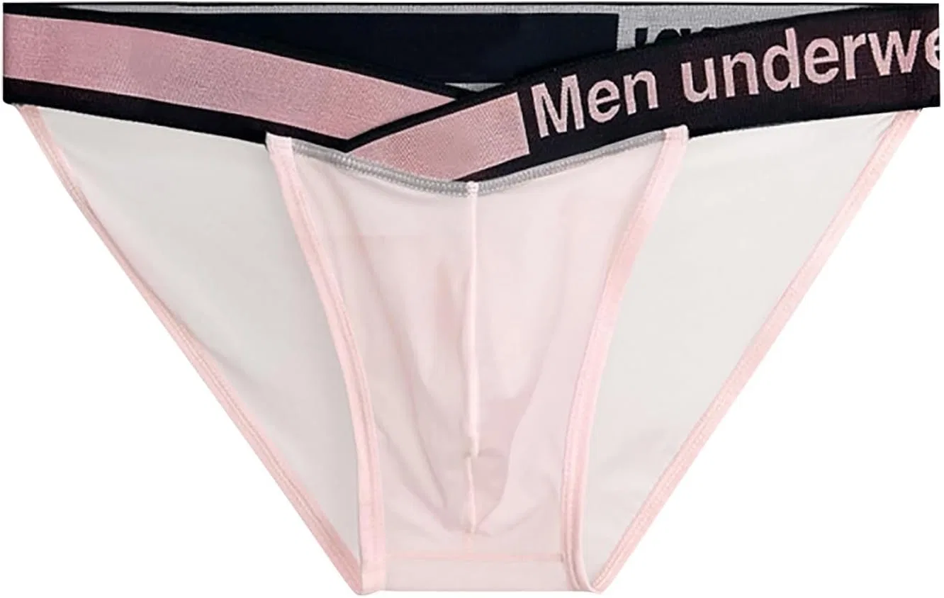 Плавки мужские, хлопок, Pink