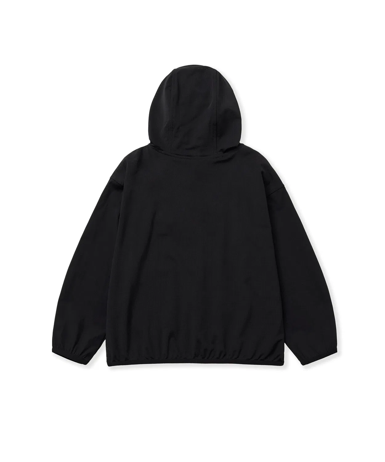 Детская куртка-ветровка с капюшоном Kids Tag Packable чёрная от Brownbreath Kids — фото 3