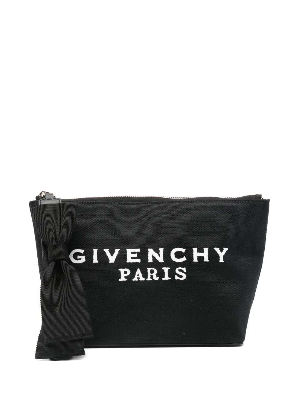 

Клатч с бантом и логотипом Givenchy, черный