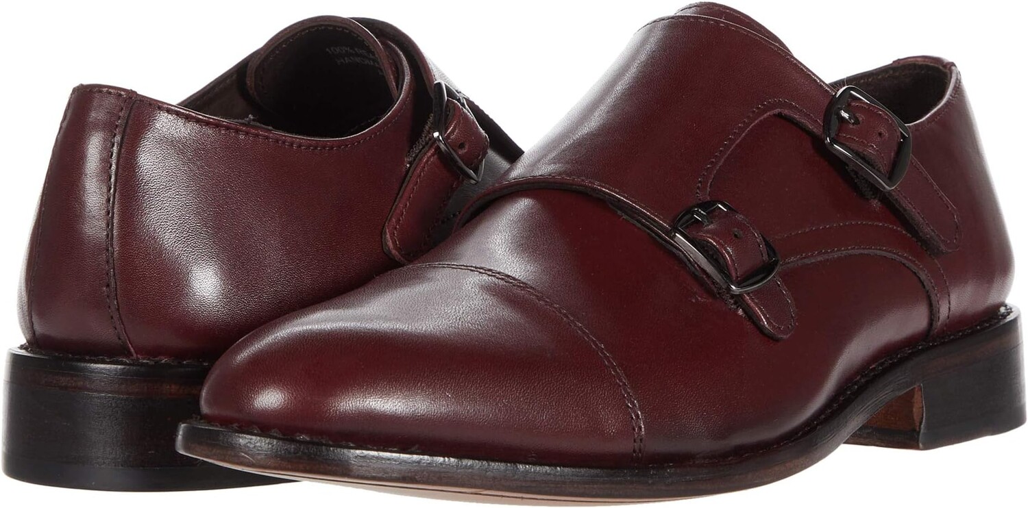 

Оксфорды Anthony Veer Roosevelt II Double Monk Strap, цвет Oxblood