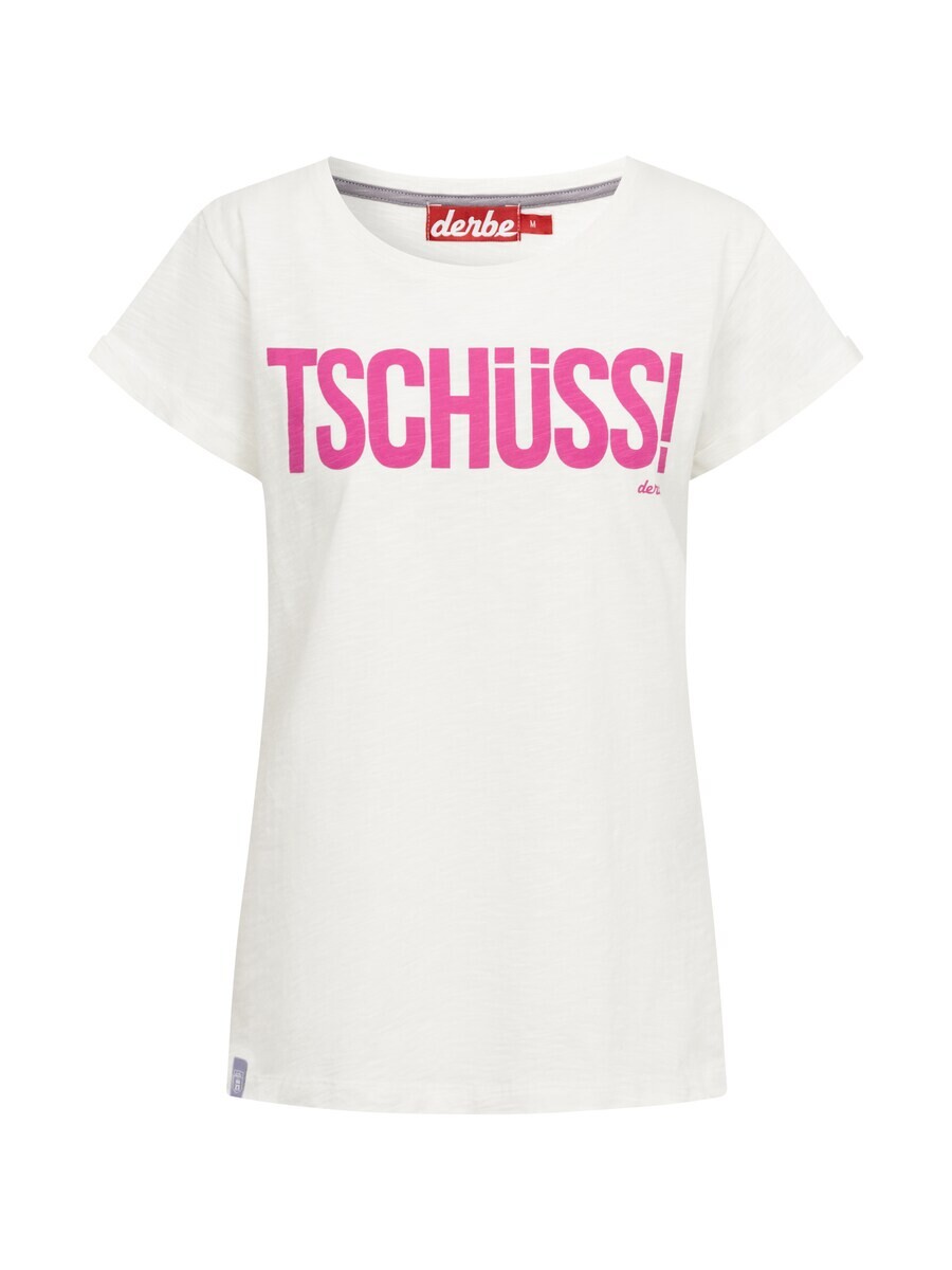 

Футболка Derbe Shirt Tschüss, белый